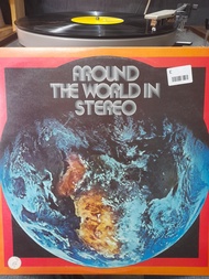 00379  AROUND THE WORLD IN STEREO แผ่นเสียง vinyl Lp 33rpm 12"สภาพกำลังฟังได้ดีได้รับการตรวจสอบ