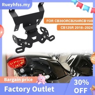 Excellent For  CB125R CB150R CB250R CB300R 2018-2024 License Plate Holder Frame with LED Light Motor