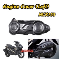 NVX CRANKCASE ENJIN COVER KIRI ENGINE LEFT NVX155 V1 CARBON COVER CVT CARBON NVX 155 ENGINE COVER CA