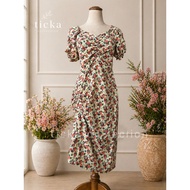 Natasha Balinese drawstring dress woman dress woman dress