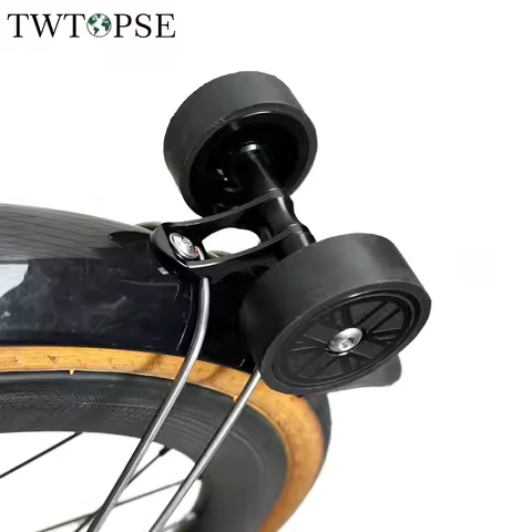 TWTOPSE Thick P T Line Bike Easywheel Fender Wheel For Brompton Folding Bicycle Mudguard Mud Guard W