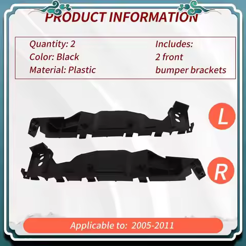 Premium 2Pcs Car Front Bumper Holder Bracket 71731-63J00 71732-63J00 For Suzuki Swift 2005-2011