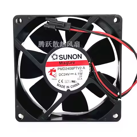 SUNON PMD2408PTV2-A DC 24V 4.1W 80x80x25mm 2-Wire Cooling Fan