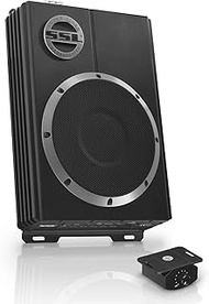 Sound Storm Laboratories LOPRO8 Powered Under Seat Car Subwoofer - 600 Watts Max, Single 2.6 Ohm, Vo