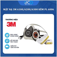 3M 6100/6200/6300 chemical resistant mask + 3M 6006 filter filters organic vapors with activated car