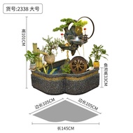 Welcome Pine Garden Water Fountain Outdoor Circulating Water Landscape Garden Villa Decoration Balcony Garden Fish Pond