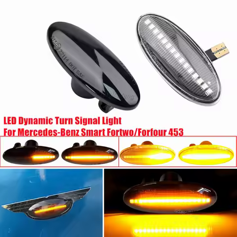 LED Dynamic Fender Side Marker Turn Signal Light For Nissan Qashqai J10 X-trail Cube Juke Leaf Micra