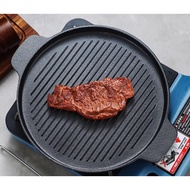 Cast iron grill pan / Black cast iron pan / Baking tray of many sizes