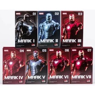 Original Marvel ZD 4-inches Ironman iron man MK1 - MK7