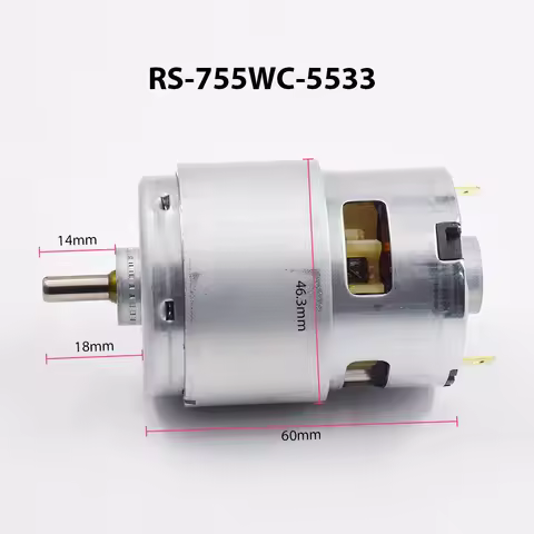 MABUCHI RS-755WC-5533 Motor DC 16.2V-24V-36V 18500RPM High Speed Large Torque Electric Drill Circula