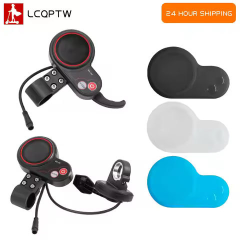 QS-S4 Thumb Throttle Dashboard with Silicone Protective Cover for Zero 8 9 10 8X 10X Electric Scoote