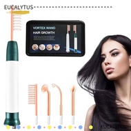 EUCALYTUSSG Vortex Hair Growth Wand, Easy to Use Nourishes Hair Roots Vortex Comb Bundle,  High Freq