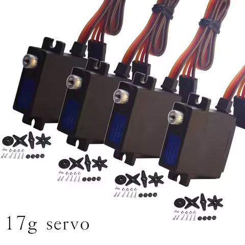 2pcs 4pcs 17g Mirco 6kg Torque Digital Servo Metal Gear High Speed Motor For 1/18 1/12 Scale Helicop