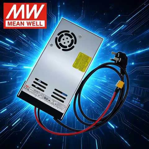 Mean Well 12V 29A 348W DC Power Supply XT60 Connector Suitable For NerdOCTaxe Rev3.1 9.6T 12T NerdQX