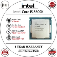 USED Intel Core i5 8600K 3.6GHz Six-Core Six-Thread LGA 1151 cpu processor