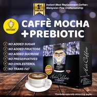 He's 3 in 1 Coffee Mocha Prebiotic Halal No Sugar Kopi Kurus Slimming Coffee Powder Latte Instant Co