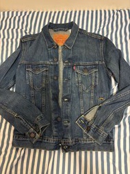 Levi’s levis 男裝牛仔褸外套 denim trucker jacket size S