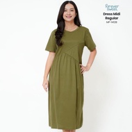 REGULAR Casual Dress - Short Sleeves Plain Midi Daster | Forever Sweet MP-1412B