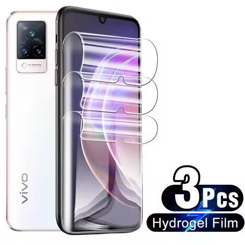 3PCS Hydrogel Film for Vivo V21e 21e V21 5G Soft Protection Film For Vivo Y21 Y31 Y51 Y72 Y70 Y52 V2