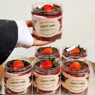 RORA - (260ml/330ml/360ml/450ml/560ml) Plastic Jar Transparent l Balang Kuih l Balang Kueh Raya Free