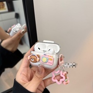 Ins bear for Baseus MC1 pro / BD1 BC1 M3S / BP1 PRO / BS2lite Cartoon silicone TPU earphone case wit