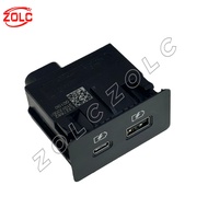 Genuine Car USB Charger Type-C Interface Socket 8638A317 8638A491 For ASX Outlander 4 PHEV Eclipse C