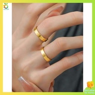 ✱cincin lelaki cincin silver Chow Tai Fook Clearance Shajin 999 Pasangan Emas Kuning Cincin 18k Cinc