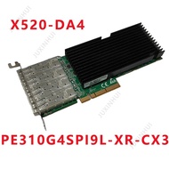 Intel X520-DA4 PE310G4SPI9L-XR-CX3 82599ES X520-DA4 PE310G4SPI9LB-XR Four 10 Gigabit Ethernet cards 
