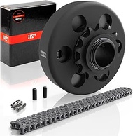 1PZ FR7-LL1 Centrifugal Coupler, 1 Inch Bor 14T 14 Tooth 40/41/420 Chain 13HP Go Kart Clutch Replace