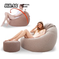 (JIJI.SG) NAMI Bean Bag - Linen / Lazy Bean Bag / Bean Chair / Bean Bag Sofa / SG