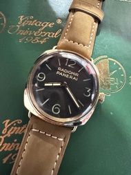 🌈🌈新返貨啦🌈🌈🩷Panerai Radiomir Pam00379🩷🌹🌹18K玫瑰金款式🌹🌹🖤原裝黑面 透底 手動上鍊 47mm 淨錶 18K玫瑰金扣🖤CS519（旺角洗衣街店）