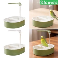 [Kloware] Automatic Bird Bath Bird Automatic Shower Box with Perch Parrot Bathtub for Budgie