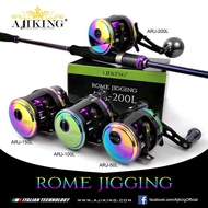 NEW AJIKING ROME JIGGING 50L 100L 150L 200L Jigging Reel Max Drag 5-7kgs