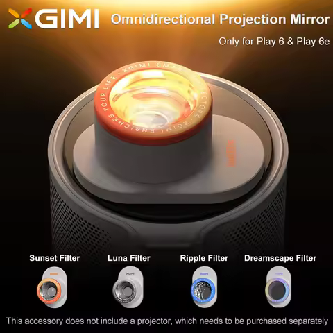 XGIMI Omni-Mirror Set, includes 4 Omni-Mirrors. Features various ambient lighting effects (only for