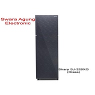 Kulkas 2 Pintu Sharp Type : SJ-326XG Glass Door (Khusus Daerah Medan)