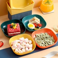 Creative Macaron Plastic Plate Fruit Plate Dinner Plate Storage Plate