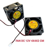 Fan heatsink 4 cm Thickness 2 cm 12 VOLT / 4X4X2 cm TAD