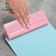 6-Hole Metal Punch for A4/A5/A6 Paper with Ruler   Non-Slip Base - 6-Ring Binder Function
