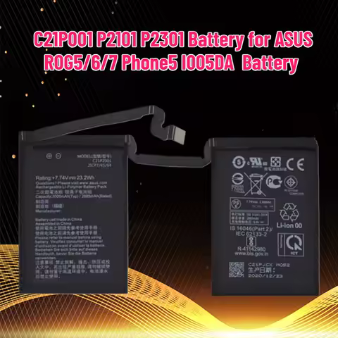 C21P001 P2101 Battery for ASUS ROG5/6/7 Phone5 I005DA Battery