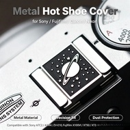 Suitable for Sony A7C2/A7M4/ZV-E10, Fuji X100VI/XT50/XT3, Canon R52, Nikon Z8 Metal Hot Shoe Cover