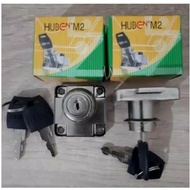 Empty cupboard drawer lock 2cm long HUBEN TYPE HM 181-22 M2