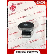 SAGA | Brake Pad Front Brake Pads for Yaris Bakpao & Vios Gen 2 Type G / S 04465-TT204-8M