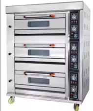 Heavy Duty Commercial Industrial Oven, Bakery Oven, Bakery Equipment, 3 Decks 6 Trays Gas Oven