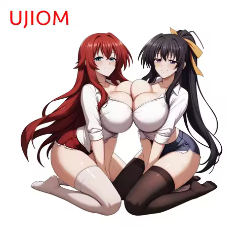 UJIOM Hentai Himejima Akeno Big Boobs Wall Sticker Popular Interesting Occlusion Scratch Graphics De