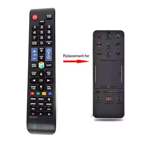AA59-00581A TV remote control replacement for Samsung 3d smart tv UA55F8000J UA46F6400AJ Touch Contr