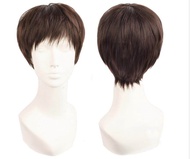 （Cos wig）High Quality Voltron:Legendary Defender Lance Cosplay Wig Short Brown Heat Resistant Synthetic Hair Wigs + Wig Cap