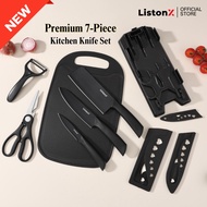 ListonX All-in-One 7-Piece Knife Set – Sleek Modern Design, High-Quality Materials, and Essential To