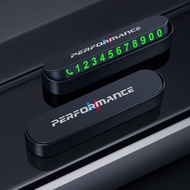 Car Temporary Parking Card Phone Number Card Plate Telephone Number Car Park Stop Accessories for BM