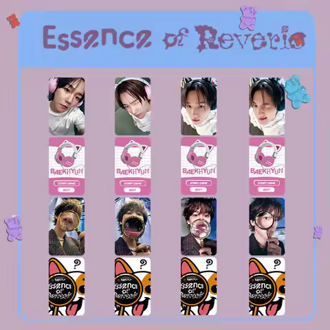 8Pcs/Set Baekhyun Idol Boy New Album ESSENCE OF REVERIE HD Printd Photocards BAEK HYUN Lomo Cards Po