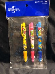 環球影城芝麻街擦膠筆